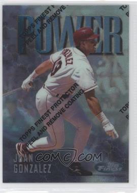 1997 Topps Finest - [Base] #150 - Uncommon - Silver - Juan Gonzalez