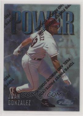 1997 Topps Finest - [Base] #150 - Uncommon - Silver - Juan Gonzalez