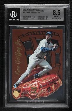 1997 Topps Stadium Club - Patent Leather - Members Only #PL4 - Ken Griffey Jr. [BGS 8.5 NM‑MT+]