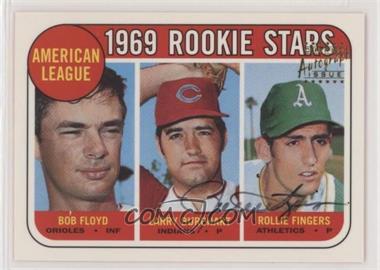 1997 Topps Stars - Rookie Reprints - Autographs #5 - Bobby Floyd, Larry Burchart, Rollie Fingers