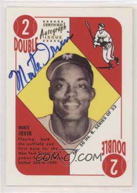 1997 Topps Stars - Rookie Reprints - Autographs #6 - Monte Irvin
