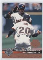 Barry Bonds (Posed with Andre Dawson on Back)