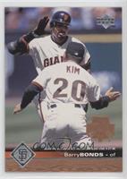 Barry Bonds (Posed with Andre Dawson on Back)