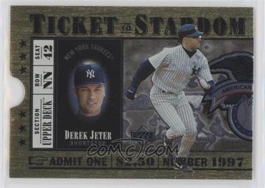 1997 Upper Deck - Ticket to Stardom #TS5 - Derek Jeter