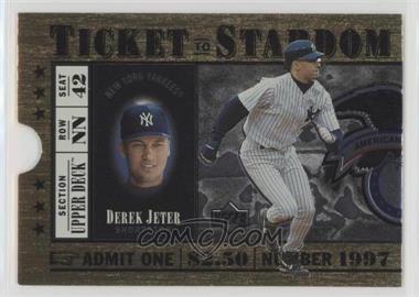 1997 Upper Deck - Ticket to Stardom #TS5 - Derek Jeter