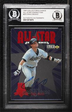 1997 Upper Deck Collector's Choice - All-Star Connection #20 - Craig Biggio [BAS BGS Authentic]