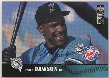 1997 Upper Deck Collector's Choice - [Base] #115 - Andre Dawson [BAS Beckett Auth Sticker]