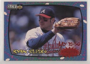 1997 Upper Deck Collector's Choice - You Crash the Game #CG1.1 - Ryan Klesko (July 28-30)
