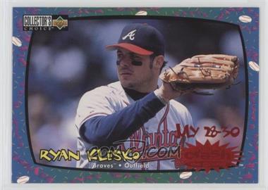 1997 Upper Deck Collector's Choice - You Crash the Game #CG1.1 - Ryan Klesko (July 28-30)