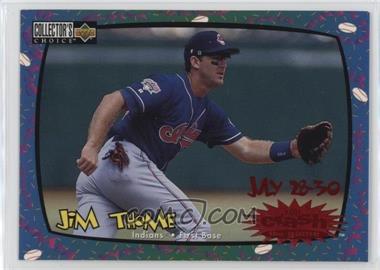 1997 Upper Deck Collector's Choice - You Crash the Game #CG12.1 - Jim Thome (July 28-30)