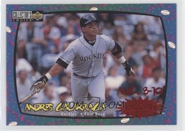 1997 Upper Deck Collector's Choice - You Crash the Game #CG16.1 - Andres Galarraga (August 8-10)