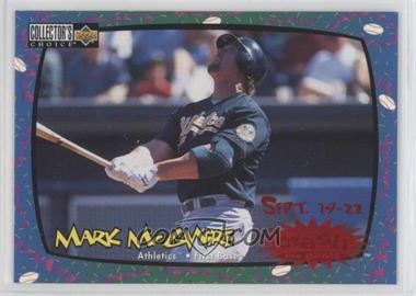 1997 Upper Deck Collector's Choice - You Crash the Game #CG24.3 - Mark McGwire (September 19-22)
