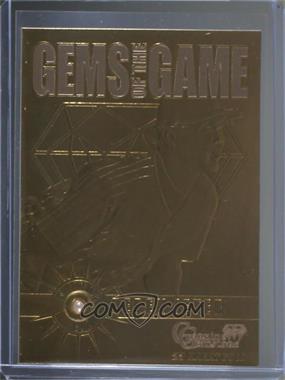 1998-99 Bleachers/Score Board Gems of the Game 23K Gold Cards - [Base] #_DEJE - Derek Jeter /1998