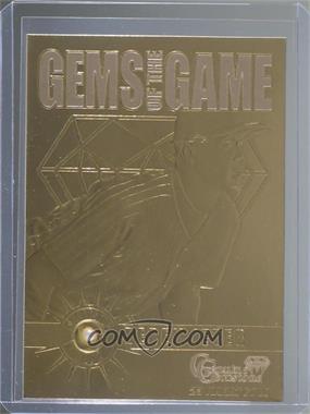 1998-99 Bleachers/Score Board Gems of the Game 23K Gold Cards - [Base] #_DEJE - Derek Jeter /1998