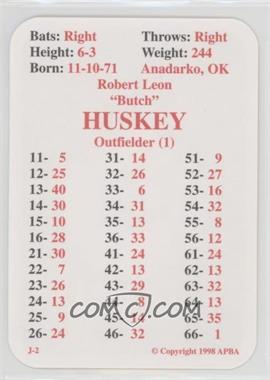 1998 APBA Baseball 1998 Season - [Base] #_BUHU - Butch Huskey