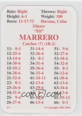 1998 APBA Baseball 1998 Season - [Base] #_ELMA - Eli Marrero