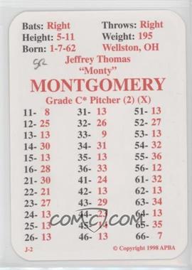 1998 APBA Baseball 1998 Season - [Base] #_JEMO - Jeff Montgomery