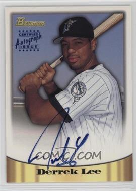 1998 Bowman - Autograph - Blue Foil #69 - Derrek Lee