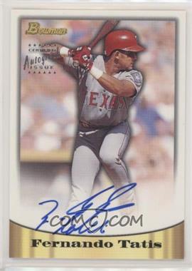 1998 Bowman - Autograph - Silver Foil #5 - Fernando Tatis