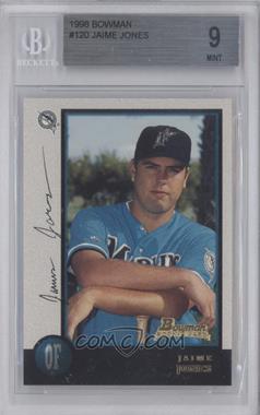 1998 Bowman - [Base] #120 - Jaime Jones [BGS 9 MINT]