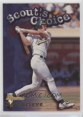 1998 Bowman - Scout's Choice #SC4 - Ben Grieve