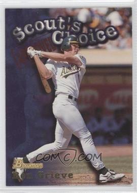 1998 Bowman - Scout's Choice #SC4 - Ben Grieve