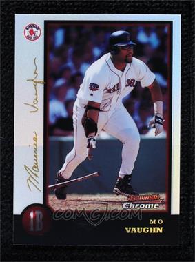 1998 Bowman Chrome - [Base] - Golden Anniversary Refractor Missing Serial Number #35 - Mo Vaughn