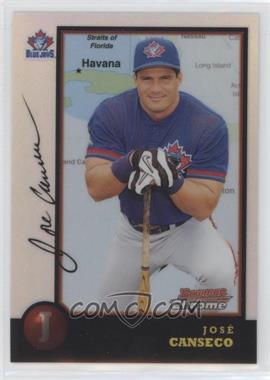 1998 Bowman Chrome - [Base] - International Refractor #277 - Jose Canseco