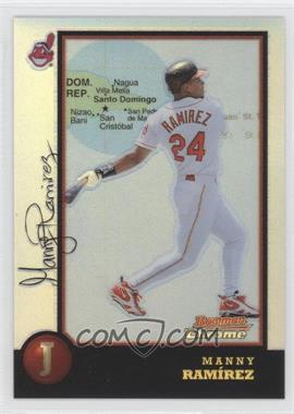 1998 Bowman Chrome - [Base] - International Refractor #284 - Manny Ramirez