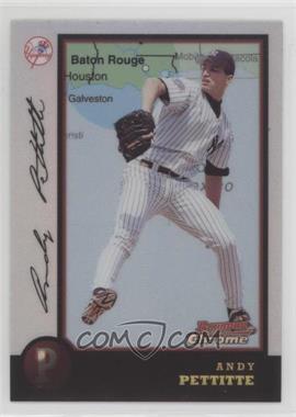 1998 Bowman Chrome - [Base] - International Refractor #3 - Andy Pettitte [EX to NM]