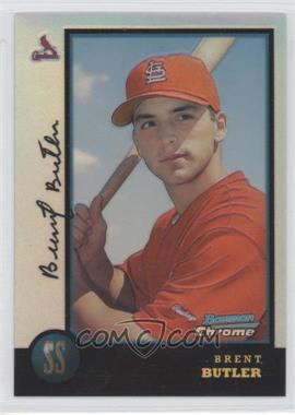 1998 Bowman Chrome - [Base] - Refractor #154 - Brent Butler