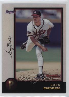 1998 Bowman Chrome - [Base] - Refractor #16 - Greg Maddux