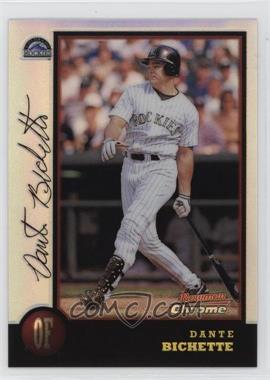 1998 Bowman Chrome - [Base] - Refractor #233 - Dante Bichette