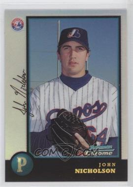 1998 Bowman Chrome - [Base] - Refractor #336 - John Nicholson