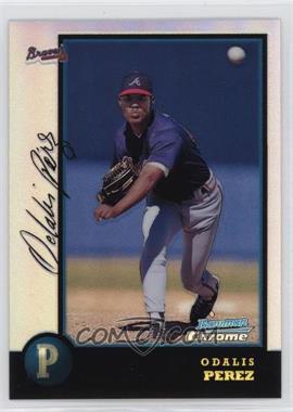 1998 Bowman Chrome - [Base] - Refractor #356 - Odalis Perez