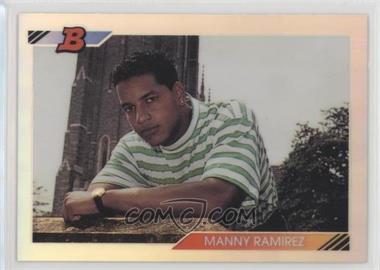 1998 Bowman Chrome - Reprints - Refractor #36 - Manny Ramirez
