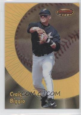 1998 Bowman's Best - [Base] - Refractor #61 - Craig Biggio /400