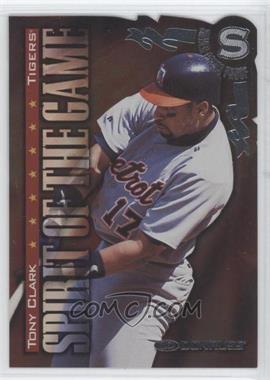 1998 Donruss - [Base] - Press Proof Silver #396 - Spirit of the Game - Tony Clark /1500