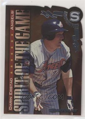 1998 Donruss - [Base] - Press Proof Silver #399 - Spirit of the Game - Darin Erstad /1500