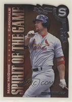 Spirit of the Game - Mark McGwire #/1,500