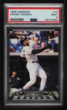 1998 Donruss - [Base] #12 - Frank Thomas [PSA 9 MINT]