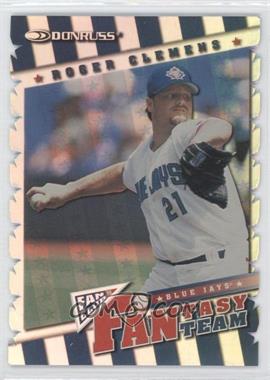 1998 Donruss - Fan Club Fantasy Team - Die-Cut #17 - Blue - Roger Clemens /250