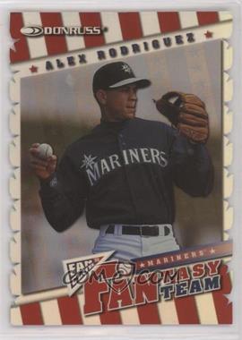 1998 Donruss - Fan Club Fantasy Team - Die-Cut #7 - Red - Alex Rodriguez /250