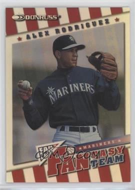 1998 Donruss - Fan Club Fantasy Team #7 - Red - Alex Rodriguez /1750