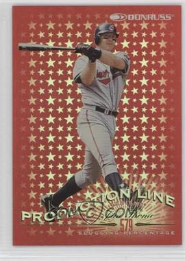 1998 Donruss - Production Line Slugging Percentage - Executive Proof #9 - Jim Thome /579