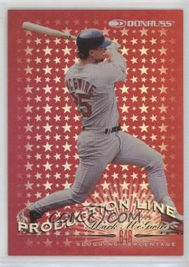 1998 Donruss - Production Line Slugging Percentage #1 - Mark McGwire /646