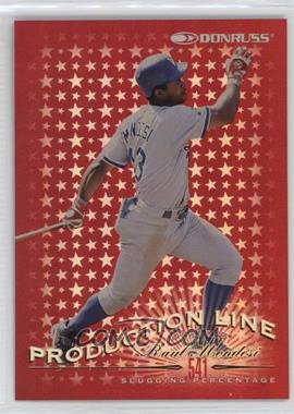 1998 Donruss - Production Line Slugging Percentage #15 - Raul Mondesi /541