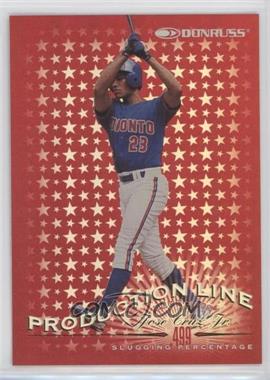 1998 Donruss - Production Line Slugging Percentage #18 - Jose Cruz Jr. /499