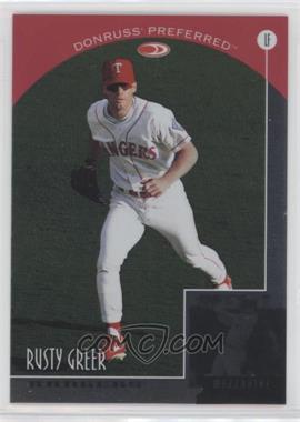 1998 Donruss Collections - Preferred #647 - Rusty Greer /1400