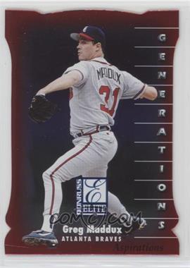 1998 Donruss Elite - [Base] - Aspirations #122 - Greg Maddux /750